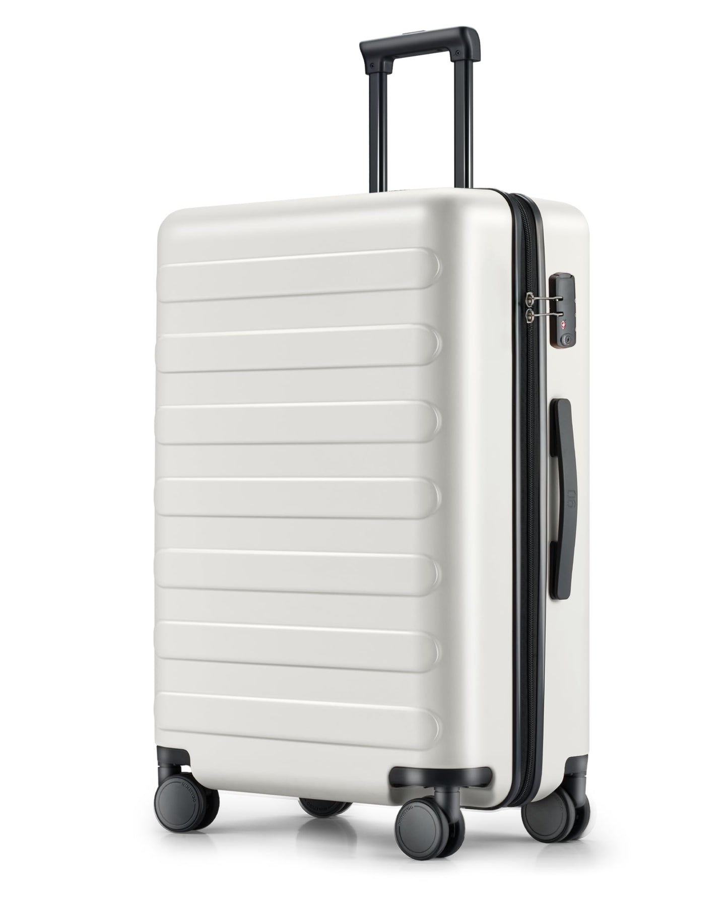 NINETYGO Carry On Luggage 22x14x9 Airline Approved, 20 Inch Luggage with Smooth Spinner Wheels, Lightweight, Hard Shell PC Suitcase Carry-On, Travel Luggage, TSA Approved (Pink, Rhine Basic)