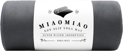 MIAOMIAO Non-Slip Hot Yoga Towel Set, Super Absorbent Microfiber in, 24.5" x 72" - Anti-Slip, Injury Free Design for Pilates, Yoga Mats, Exercise, and Fitness Gear