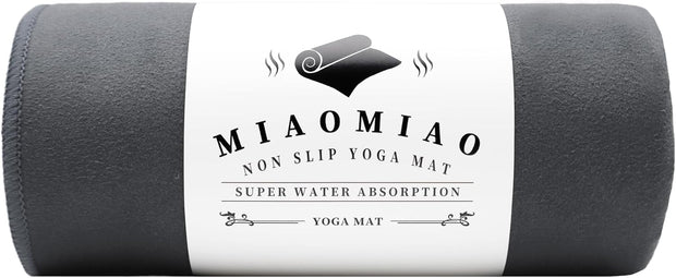 MIAOMIAO Non-Slip Hot Yoga Towel Set, Super Absorbent Microfiber in, 24.5" x 72" - Anti-Slip, Injury Free Design for Pilates, Yoga Mats, Exercise, and Fitness Gear
