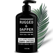 RUGGED & DAPPER 2-in-1 Mens Shampoo and Conditioner - Biotin Hair Thickening Shampoo for Men - SLS-free and Paraben-Free