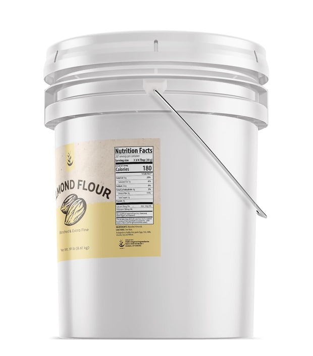 Pure Original Ingredients Almond Flour 5 Gallon Bucket (304 Ounce)
