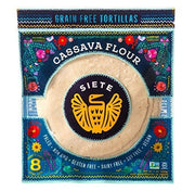 Siete Cassava Grain Free Flour Tortillas. Vegan, Paleo and Gluten Free Tortillas. (1-Pack, 8 Tortillas)