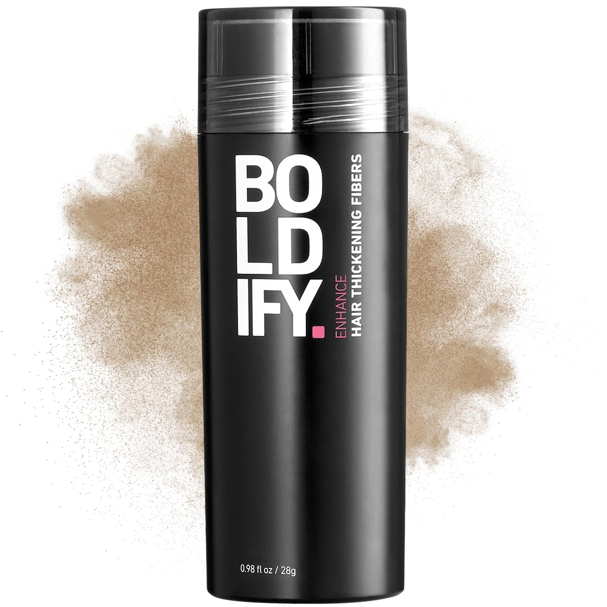 BOLDIFY Hair Fibers (12g) - Fill In Thinning and Fine Hair for an Instantly Fuller, Thicker Look - 14 Shades for Women & Men - Dark Brown
