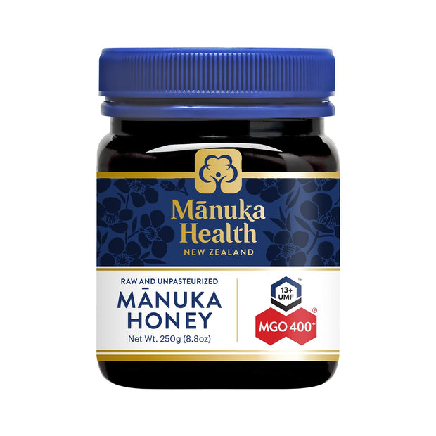 Manuka Health UMF 6+/MGO 115+ Manuka Honey (250g/8.8oz), Superfood, Authentic Raw Honey from New Zealand