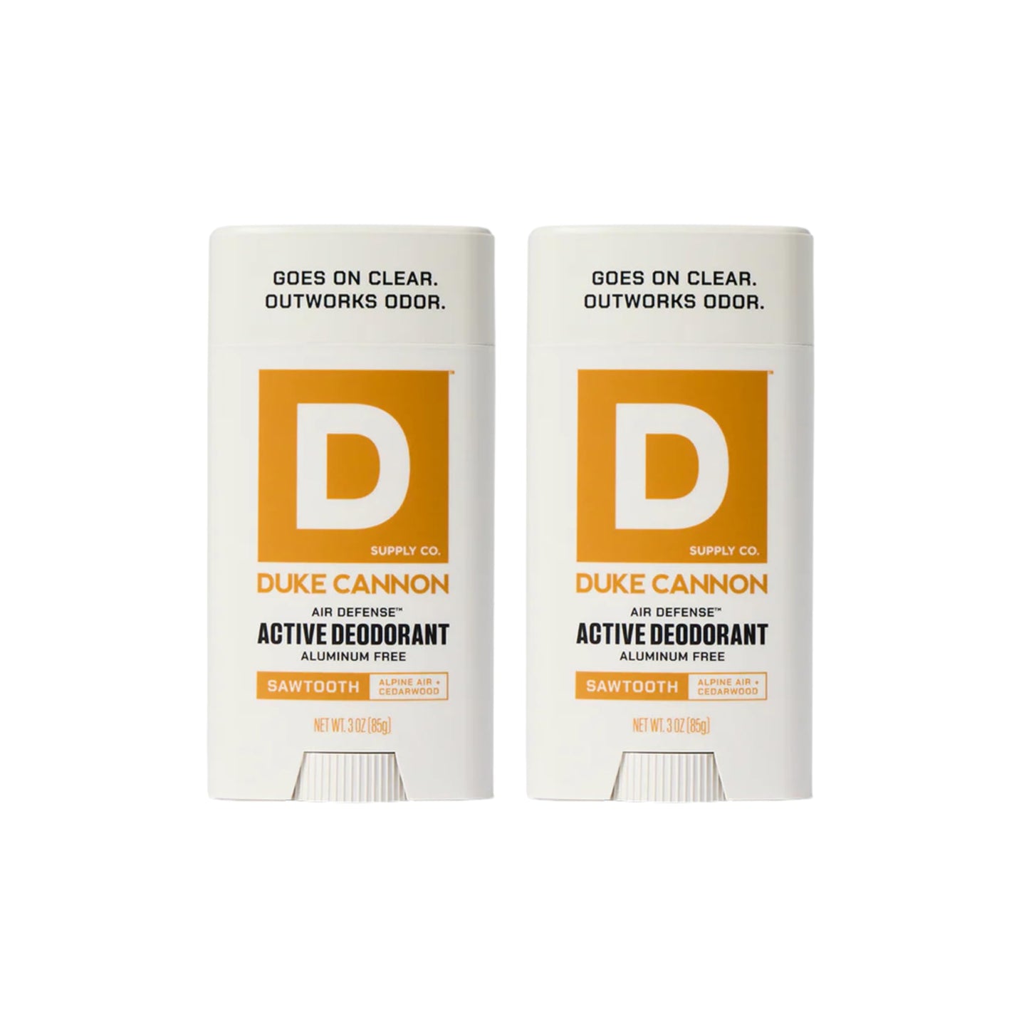 Duke Cannon Supply Co. Aluminum-Free Deodorant for Men 3 oz. Midnight Swim, 2 Pack - Unique Masculine Scent, Odor Control & Soothe Skin