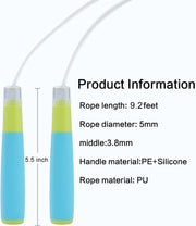 jump rope for kids women and men,Lightweight jump rope with double ball bearing system, Adjustable Tangle-Free Fitness Skipping Ropes with Silicone Comfortable Grips