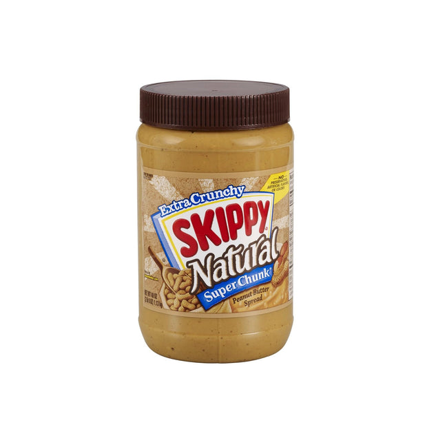Skippy Natural Peanut Butter, 1/3 Less Soxium and Sugar, 15 oz