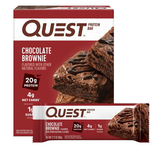 Quest Nutrition White Chocolate Raspberry Protein Bars, 20g Protein, 1g Sugar, 5g Net Carb, High Fiber, Gluten Free, Keto Friendly, 4 Count