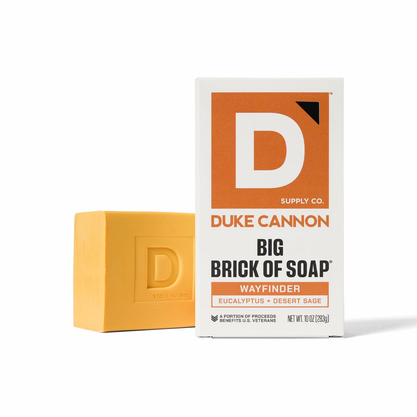 Duke Cannon Supply Co. Extra Large Bar Soap - Men's Natural Bar Soap with a Masculine Scent - USA-Made Soap for Men - All Skin Types - Big Brick of Soap - Gun Smoke (10 oz)