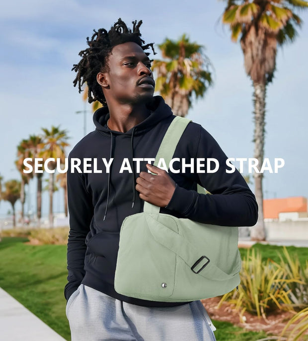 Small Gym Bag for Women with Shoes Compartment, Stylish Duffle Travel Bag for Plane, Lightweight Duffle Bag for Women & Men, Sport Gym Tote Bag with Wet Pocket for Yoga, Pilates, Swimming