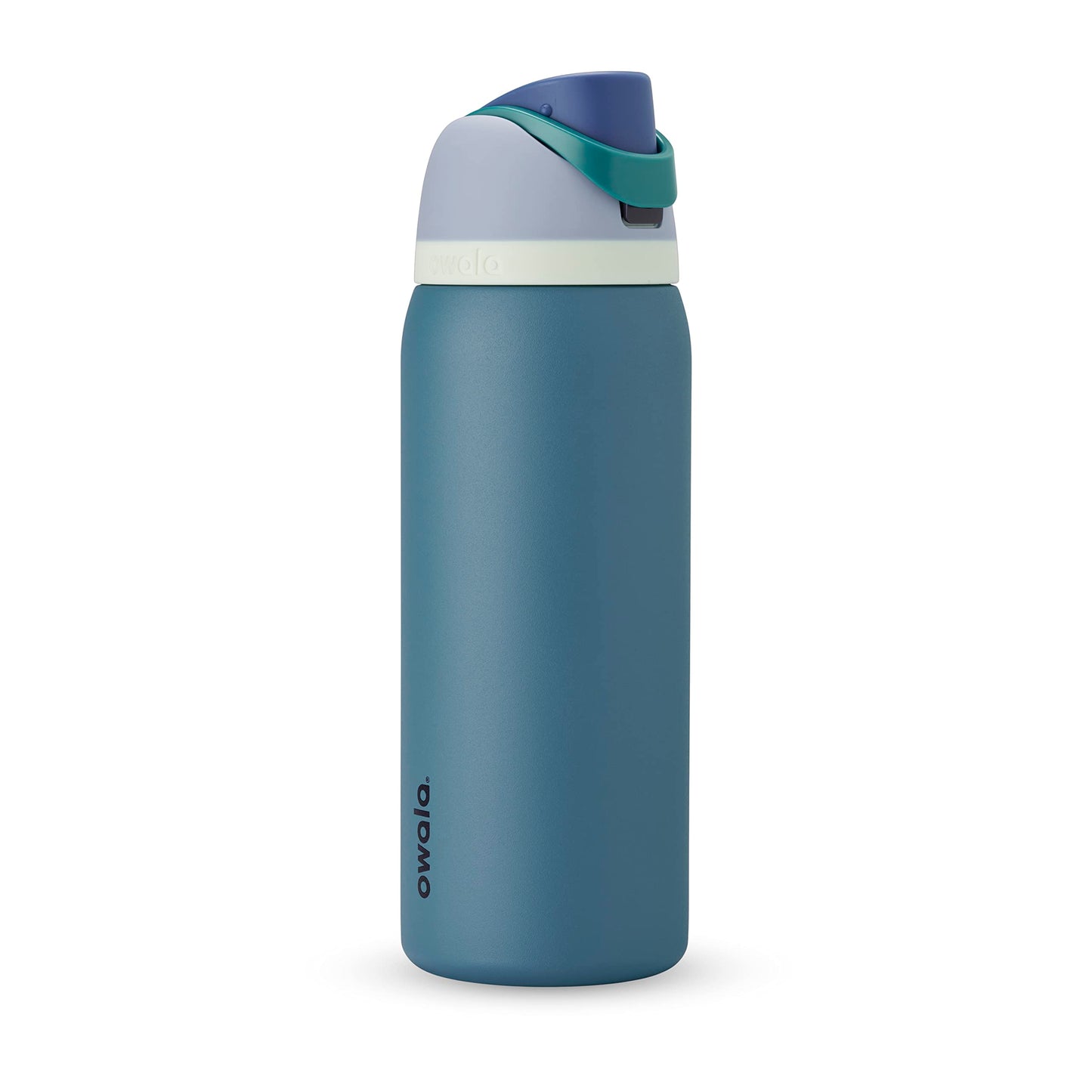 Owala FreeSip Insulated Stainless Steel Water Bottle with Straw, BPA-Free Sports Water Bottle, Great for Travel, 24 Oz, Camo Cool