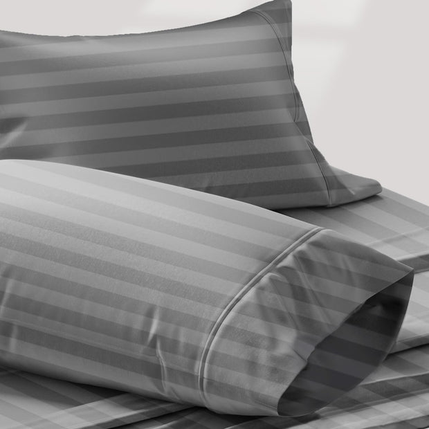 TEXAS LINEN CO. 100% Egyptian Cotton Sheets King Size Set - 1200 Thread Count Egyptian Cotton Luxury Sheets King Size, 17" Deep Pocket, Soft, Cooling Sateen Weave Hotel Quality Bedding Set - White