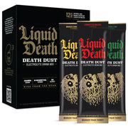 Liquid Death Electrolyte Death Dust, Severed Lime, Mango Chainsaw & Convicted Melon (12-Pack)