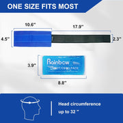 Soft Ice Packs Reusable Gel Pack 2, Hot and Cold Gel Ice Packs for Injuries, Headaches, Joint Pain Relief, Comfort Ice Pack Flexible Therapy on Neck, Ankle, Knee, Leg, Shoulder, Elbow, Wrist, Feet