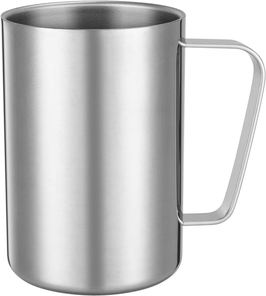 16.9oz/500ml Stainless Steel Double Wall Mug,Camping Mug,Suitable for Coffee, Milk,Juice,Tea and other Cold or Hot Drinks