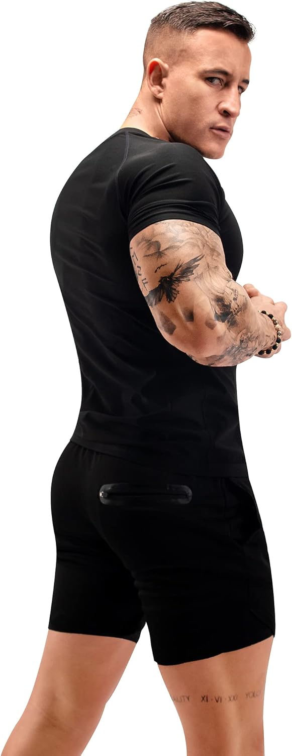 Sauna Shirt for Men Sweat Sauna Suit for Gym Exercise Compression Shirt Workout Shapewear