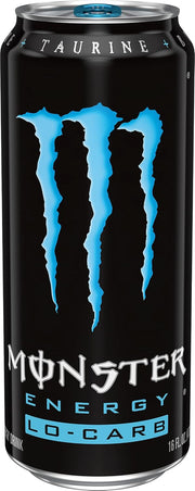 Monster Energy, Lo-Carb Monster, Low Carb Energy Drink, 16 Ounce (Pack of 15)