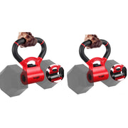 Yes4All Kettlebells Grip, Dumbbell Grip Handle, Convert Dumbbells into Kettlebell for Home Gym, Kettlebell for Weights Plate