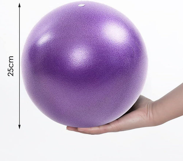 Small Pilates Ball 9 Inch Small Exercise Ball Mini Workout Yoga Balls for Gym Yoga, Core Training, Fitness, Workout, Stability, Improves Balance