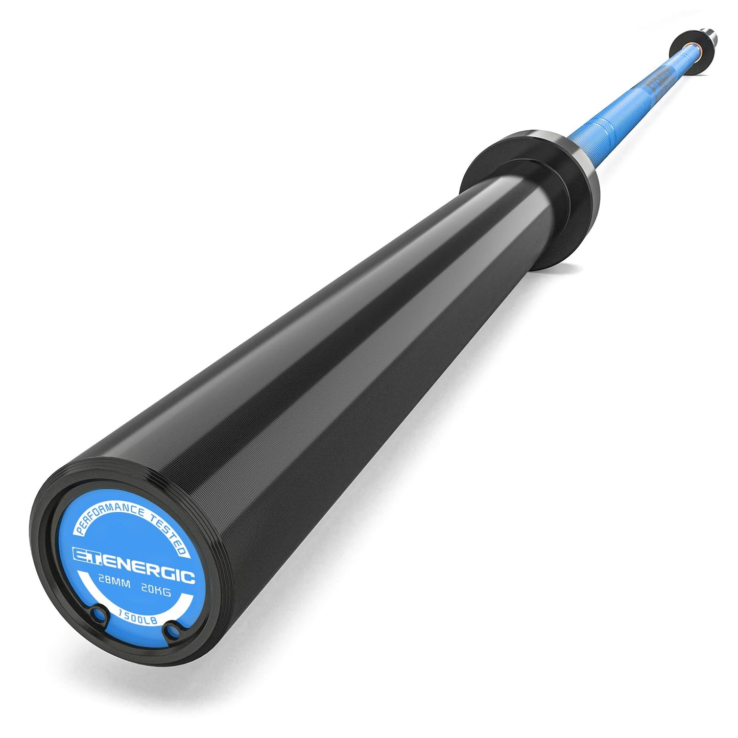 7ft Olympic Barbell Bar 45LB Load 1500lbs Capacity Available, for Gym Home Exercises, Weightlifting, Powerlifting for 2" Olympic Plates