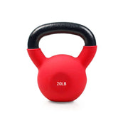 RitFit Neoprene Coated Solid Cast Iron Kettlebell 5 10 15 20 25 30 35 40 45 50 LB, Great for Full Body Workout, Cross-Training, Weight Loss & Strength Training