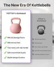 YOTTOY Soft Kettlebell,Kettlebell Anti-Slip Grip Weight for Home Workouts, Kettlebells Set Strength and Safety Guaranteed