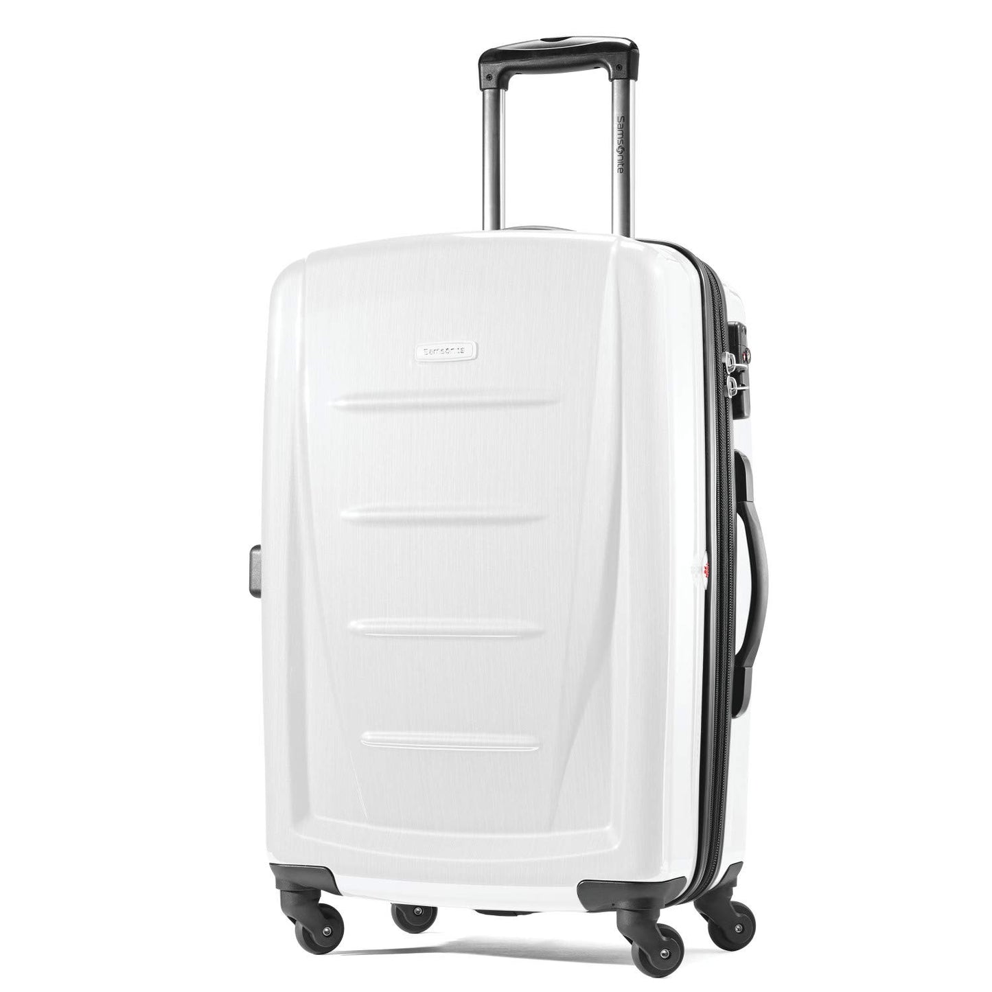 Samsonite Winfield 2 Hardside Expandable Luggage with Spinner Wheels, Burgundy, Checked-Medium 24-Inch