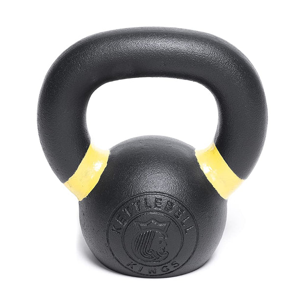 Kettlebell Kings Powder Coated Kettlebell Weights - 9-97 lb Strength Training Kettlebells for Men and Women - Hand Weights Workout Gym Equipment - Weights Set for Home Gym- New