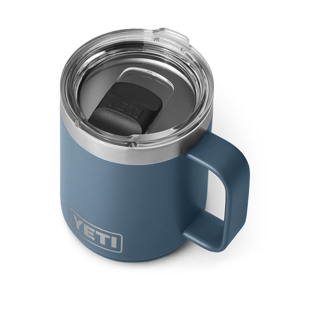 YETI Rambler 10 oz Stackable Mug, Vacuum Insulated, Stainless Steel with MagSlider Lid, Stainless