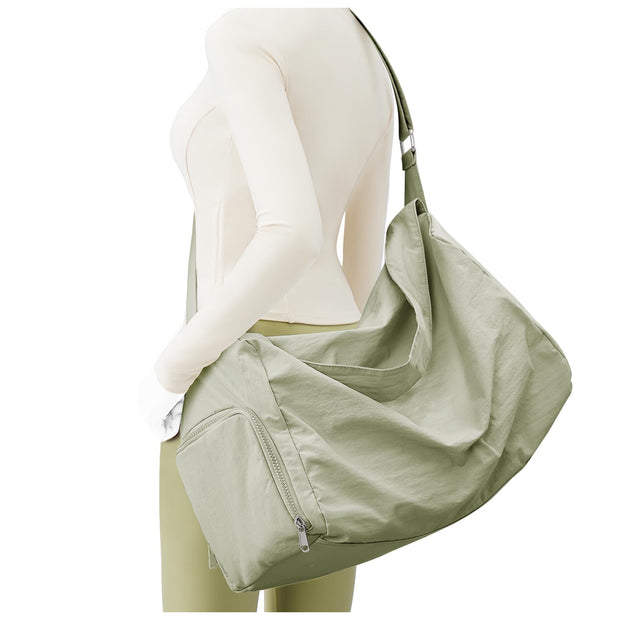 Small Gym Bag with Shoe Compartment, Workout Sport Duffle Bag for Women Travel, Waterproof Shoulder Overnight Bags Lightweight Carry on Tote Bags for Swim, Yoga, Dance