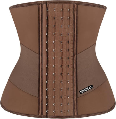 KIMIKAL Women Waist Trainer Corset Belt: Under Clothes Sport Tummy Control Long Torso Shapewear