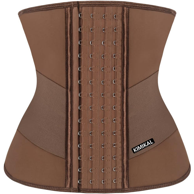 KIMIKAL Women Waist Trainer Corset Belt: Under Clothes Sport Tummy Control Long Torso Shapewear