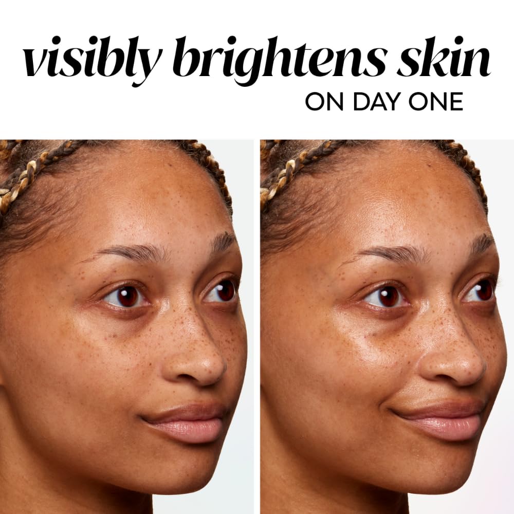 Olay Vitamin C Face Moisturizer, Bright & Even Lightweight Cream for Women - Brightens, Hyrdates, Evens Tone & Texture, Glowing Skin Care - Recyclable Sustainable Eco Jar, Non-Greasy, 2 Oz