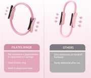 10 Pcs Pilates Equipment Present Pilates Ring Set with Yoga Ring Ball Stretching Strap Risistance Bands Block Gym Bag