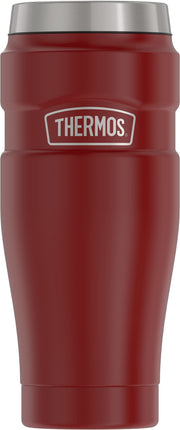 THERMOS Stainless King Vacuum-Insulated Travel Tumbler, 16 Ounce, Matte Steel