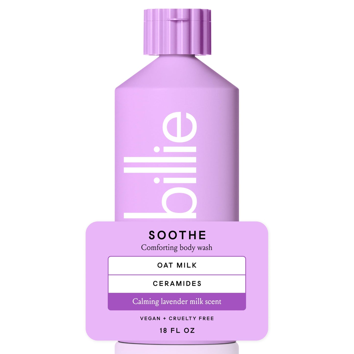 Billie Bounce Hydrating Womens Body Wash, 18 fl oz, Creamy Vanilla Cedar Scent, Vegan, Cruelty Free