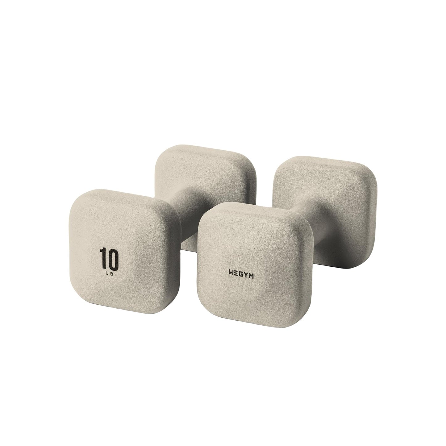 SafeGrip Dumbbells, Anti-Slip, Anti-Roll, Thick Handles, Free Weights, Square Dumbbells for Secure Workouts at Home, Weightlifting, and Personal Training