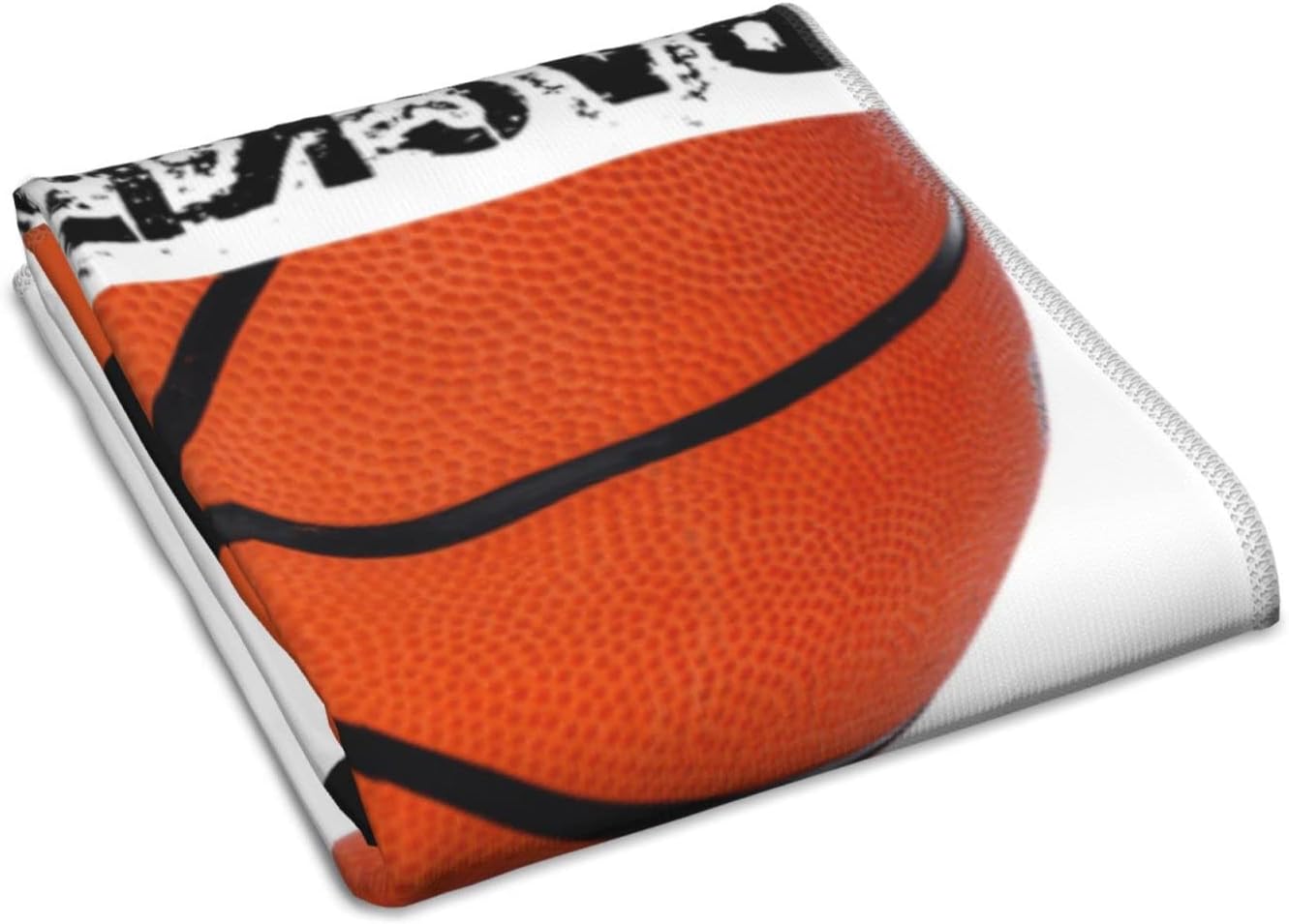 bassyil Basketball Towel Bath Hand Towel Absorbent Face Towels for Bathroom Gym Yoga 1 Pack (12 X 27.5 Inches)