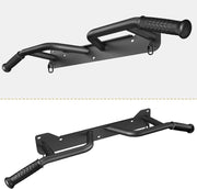 Kipika Pull Up Bar for Doorway Wall Mounted Multi-Grip Strength Bar with Resistance Band Hooks | Heavy-Duty Multifunctional Chin Up Bar for Home Gym Workout | 39-Inch Wide 600 Lbs Capacity