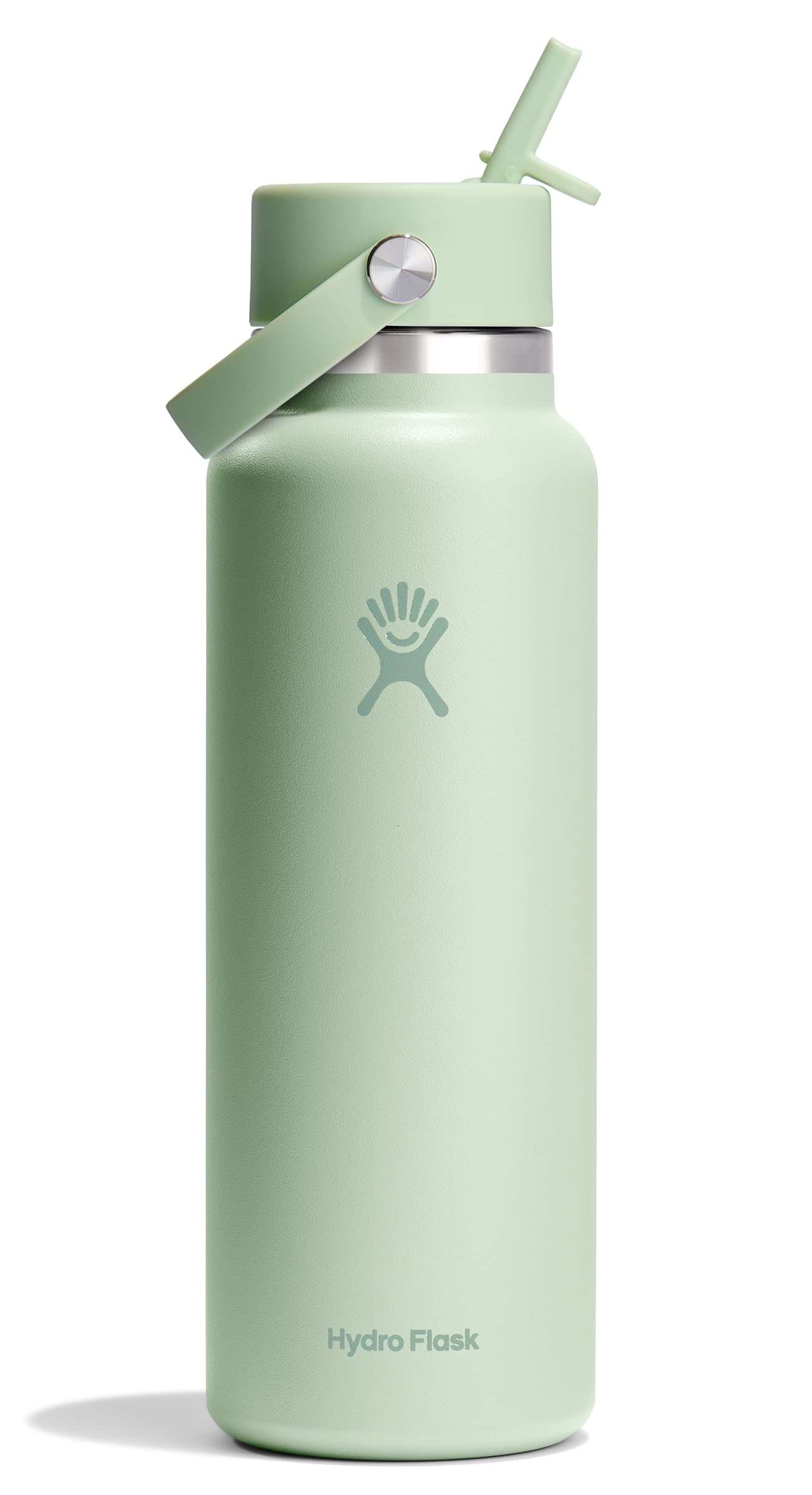Hydro Flask 32 Oz Wide Flex Straw Cap Bottle - Insulated Stainless Steel - Wide Straw Lid, Non Spill, Leakproof in Jelly Pink