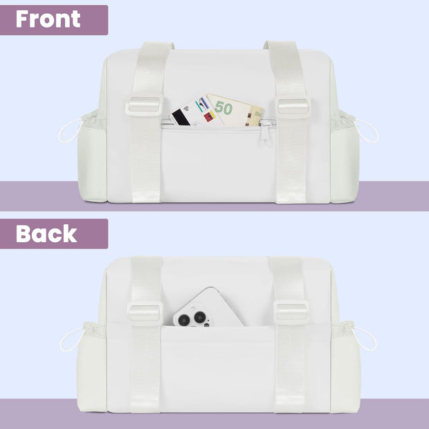 Small Gym Bag & Tote bag for Women, Waterproof Travel Duffle Bag with Wet Compartment, Mini Gym Bag for Sport & Workout & Swimming - KUKUPAK