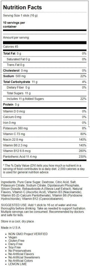Liquid Iv Hydration Lemon Lime 10 Count 5.65 OZ