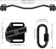 Kipika Heavy Duty Wall Mounted Doorway Pull Up Bar, Multifunctional Chin Up Bar, Portable Fitness Door Bar, Body Workout Home Gym System