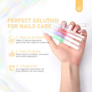 SAVILAND Natural Cuticle Oil Pen: 6PCS Revitalizing Cuticle Oil for Nails with Vitamin E Repaired Cuticles Overnight Cuticle Softener Nail Strengthener Protector for Damaged Skin Thin Nail