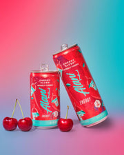 New Alani Mini Energy Drinks, 8.4oz Cans Cherry Slush Flavor Sugar Free, Low Calorie, 100 mg Caffine, Energy Boost Drinks (6 pack) Repackaged By Shadow Hunter