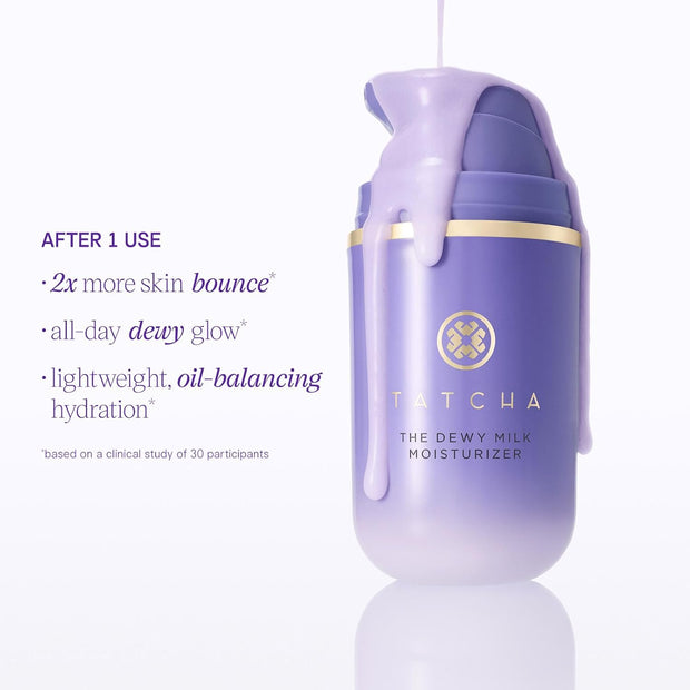 Tatcha The Dewy Milk Moisturizer, Lightweight, Oil-Balancing Hydration for Bouncy Skin & a Lasting Dewy Glow