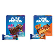 Pure Protein Bars, High Protein, Nutritious Snacks to Support Energy, Low Sugar, Gluten Free, Chewy Chocolate Chip, Pack of 36