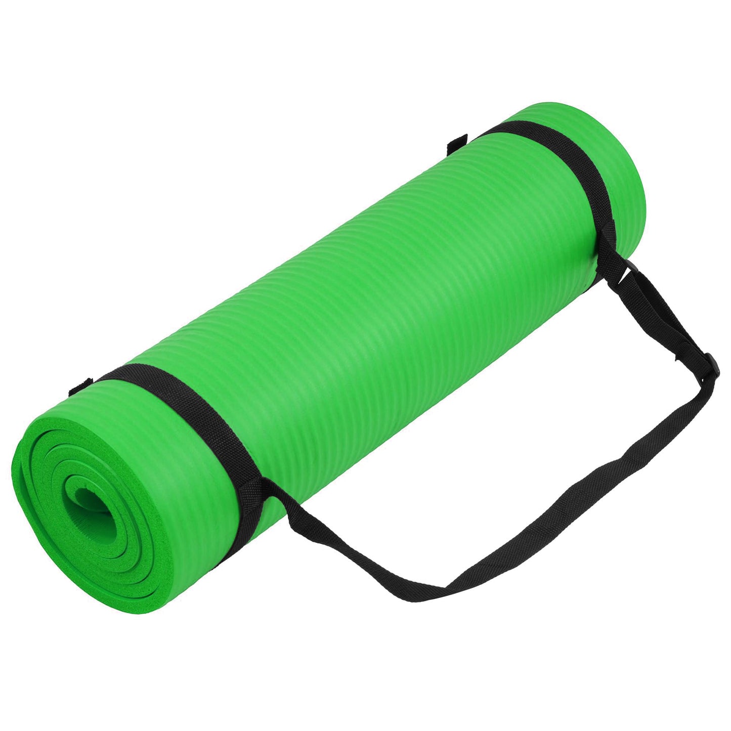 Yoga Mat, 1/2-Inch Extra Thick High Density Exercise Mat, Anti-Tear Exercise Yoga Mat with Carrying Strap, Suitable for Various Yoga Exercises