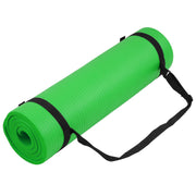 Yoga Mat, 1/2-Inch Extra Thick High Density Exercise Mat, Anti-Tear Exercise Yoga Mat with Carrying Strap, Suitable for Various Yoga Exercises