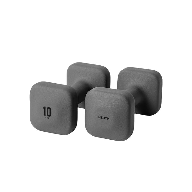 SafeGrip Dumbbells, Anti-Slip, Anti-Roll, Thick Handles, Free Weights, Square Dumbbells for Secure Workouts at Home, Weightlifting, and Personal Training